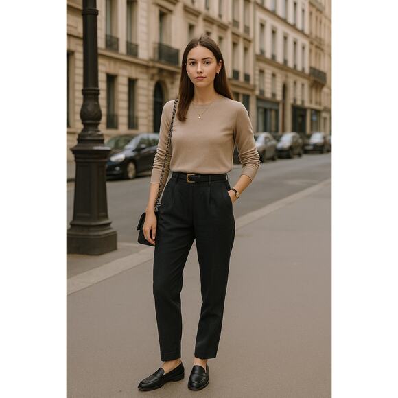 WEEKEND by MaxMara Linen Slacks Size 4 - Picture 1 of 8